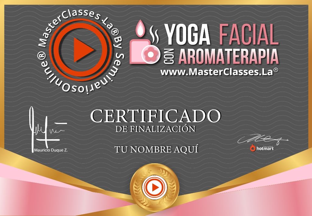 certificado yoga facial